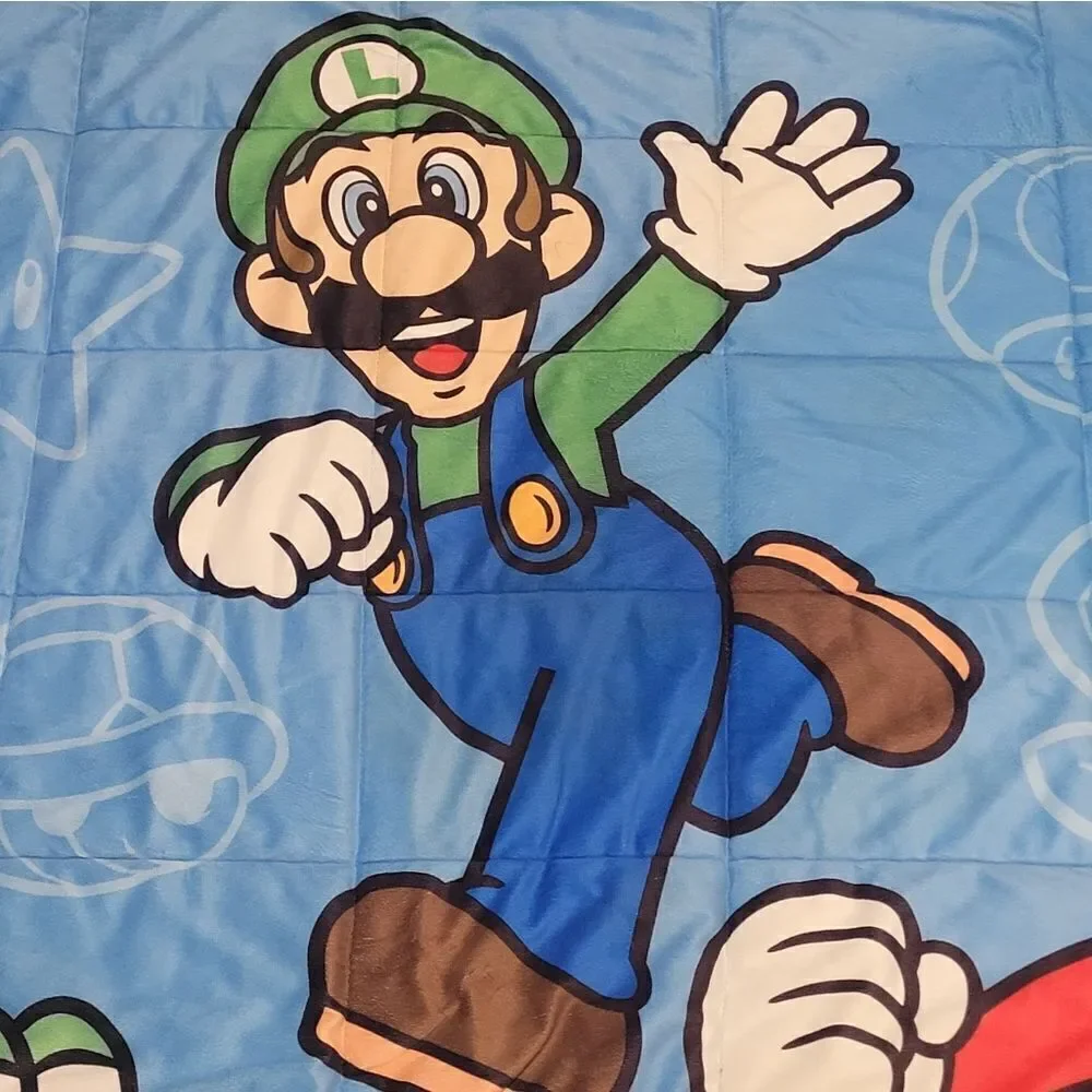 Super Mario 5lb weighted blanket